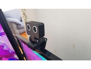 hc-sr04 webcam wie support 3d print model - Mito3D