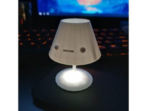 lâmpada a arte conceito bonito mini 3d print model - Mito3D