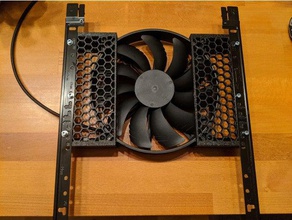thermaltake v21 fan holder mount 3d print model - Mito3D