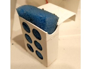 kitchen sponge drainer tool holder 3d print model - Mito3D
