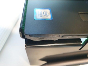 a dell laptop botão de alimentação tampa 3d print model - Mito3D
