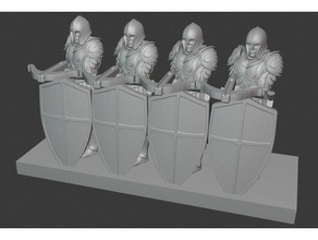 heavy crossbowman squad see description archers cross soldiers crossbow crossbow squad crossbowman crossbowman squad heavy paladin ranged units shield soldier soldiers warriors