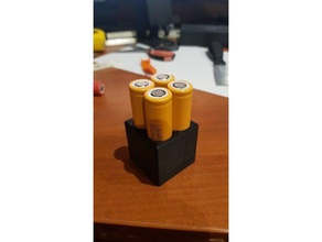 18650 souder le support de 4s 4p 2p 1s batterie cas titulaire 3d print model - Mito3D