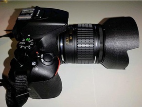 af-p dx nikkor 18-55mm f 35-56 g vr lente de la campana 3d print model - Mito3D