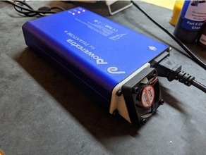 phantom 4 pro triplo carregador suporte para o ventilador de refrigeração dji fantasma fã 3d print model - Mito3D
