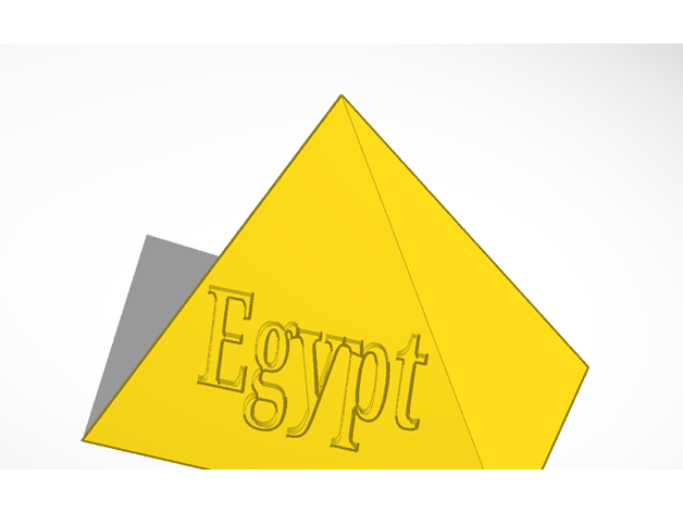 pyramid egypt 3D print model - Mito3D