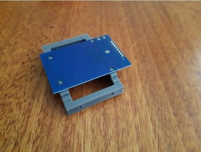 rfid-rc522 deta blank wall plate mount 3d print model - Mito3D