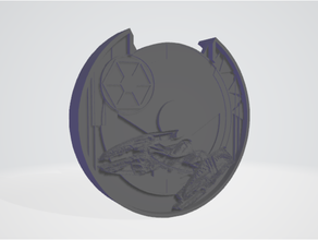 hyena bomber dial cover - x-wing 3d print model - Mito3D