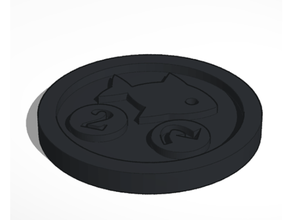 sihirli toplama yemek + keçi simgeleri token 3d print model - Mito3D