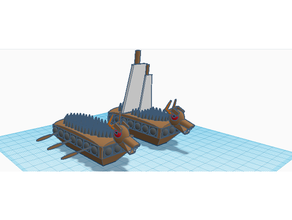 tortue navire 3d print model - Mito3D