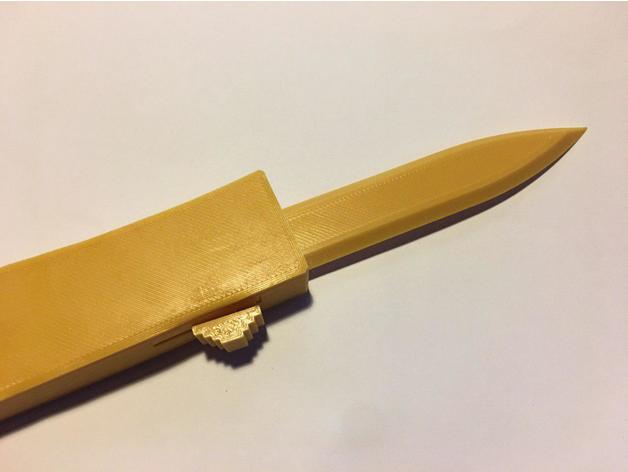 otf knife modified 3D print model - Mito3D