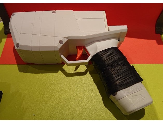 trabalhador furacão aperto de extensão blaster nerf 3D print model - Mito3D