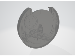 sith infiltrator dial cover - x-wing 3d print model - Mito3D