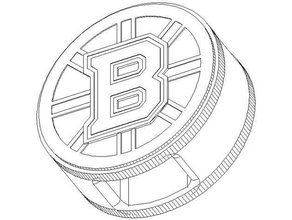 bruins Spazierstock Griff hockey-stick Erzbischof ryan cad bruins-logo cane Eishockey rkevinball Gehstock 3d print model - Mito3D