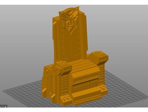robot hero's throne 3d print model - Mito3D