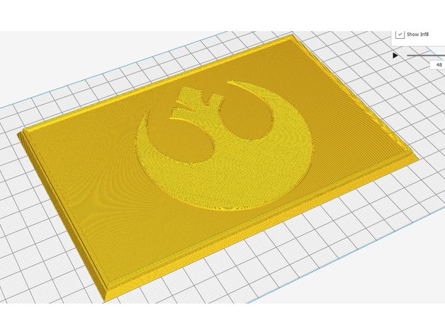 alliance rebelle couvercle 3D print model - Mito3D
