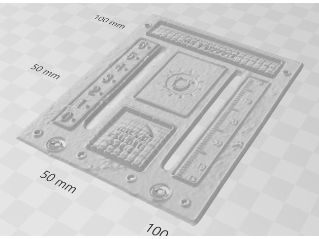 uzay Haçlı Komutanı 3d starquest juicedcustoms konsol 28 mm alanı Seferi masa üstü 3D print model - Mito3D