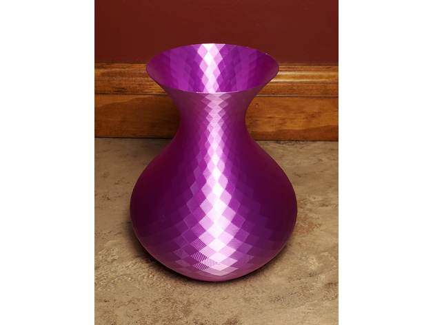 Diamant-vase diamond vase 3D print model - Mito3D