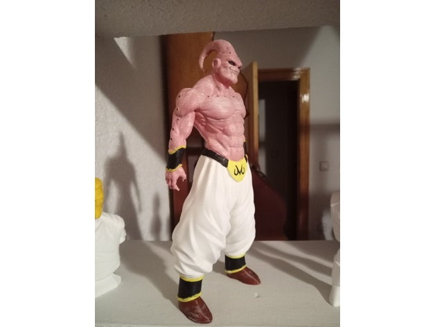 super buu de dragon ball z airsoft el anime broly bola dragón en congelador goku korin monstruo sangoku hijo saiyajin vegeta zeno 3D print model - Mito3D