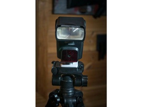 universale piastra a sgancio rapido di pentecoste flash hotshoe la rilascio fotocamera speedlight adattatore il lampeggiatore treppiede yunteng 3d print model - Mito3D