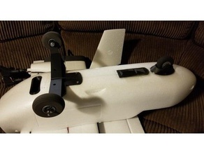 skyhunter 18m landing gear non steerable 3d print model - Mito3D