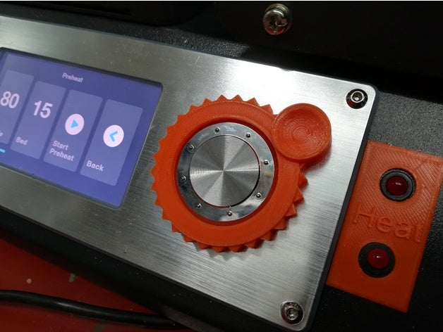 monoprice turbo wheel knob mods mini select 3D print model - Mito3D