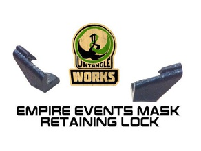 empire events mask retaining lock paintball part 3d print model - Mito3D