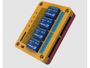 housing relayboard 2ph63083a 4 channel relay case 3d print model - Mito3D