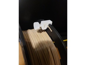 çift hareketli kelepçe engelleyici klip filament biriktirme tutucu 3d print model - Mito3D