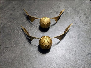 golden snitch - relleno parte dos goldensnitch harrypotter de harry potter quiditch 3d print model - Mito3D