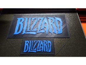 blizzard logosu 3d print model - Mito3D