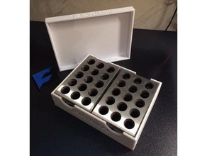 box 1 2 3 blocchi di metriche 1-2-3 blocco 123 i scatola stoccaggio 3d print model - Mito3D