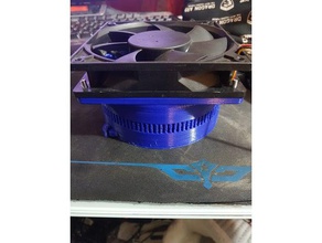 120mm fan böcek avcısı filtre filterless 3d print model - Mito3D