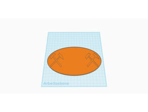 namensschild marteau schl gel 3d print model - Mito3D