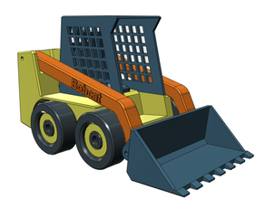 bobcat escavatore 3d print model - Mito3D