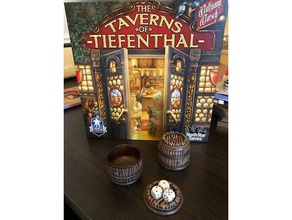 taverns tiefenthal keg dice holder lid boardgame accessories 3d print model - Mito3D