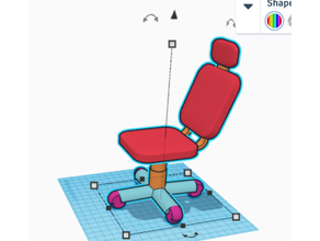 chair 3d printing epic 3d print model - Mito3D