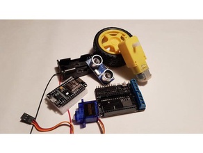 remix scru-fe de l'éducation wifi contrôlé esp8266 arduino télécommandés le robot 3d print model - Mito3D
