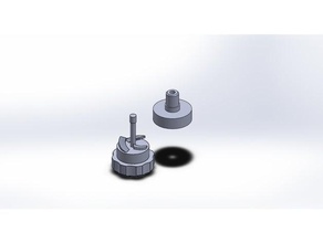 Çin fiyasko kol düğmesi düğme 3d print model - Mito3D