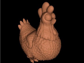 pollito easy print di alcun supporto animale cartone animato pollo cattivissimo me el macho figura minion modello la scultura supportless 3d print model - Mito3D