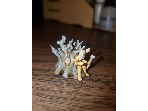 il bosco della strega 15mm 18mm dnd in miniatura miniature 3D print model - Mito3D