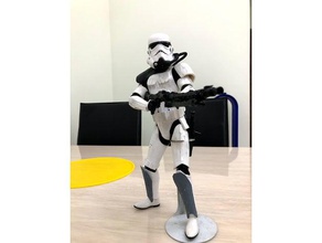 magma trooper td espinilleras 501 la armadura frente de batalla guardia el sandtrooper shin star wars 3d print model - Mito3D