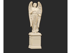 damaged angel statue call cthulhu sculpture 3d print model - Mito3D