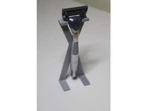ainda outro barbear navalha de suporte stand 3d print model - Mito3D