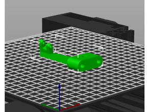 3dfused linear de trilho tensor da correia montagem câmera 3d print model - Mito3D