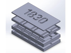 1830 certs jetons de former des plateaux 18xx jeu plateau organisateur 3d print model - Mito3D