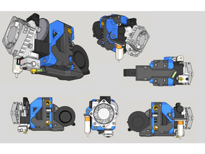 titan aero extruder prusa tragen i3 voll bltouch e3d mk3 3d print model - Mito3D