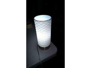 pantalla para l mpara mesa table lampshade lampara 3d print model - Mito3D