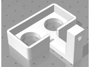 ultra-sônica de habitação arduino sensor montagem servo suporte do ultra-som ultra-sônico 3d print model - Mito3D