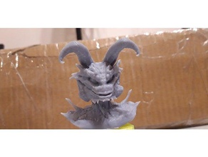 demonio boba cabeza monster 3d print model - Mito3D